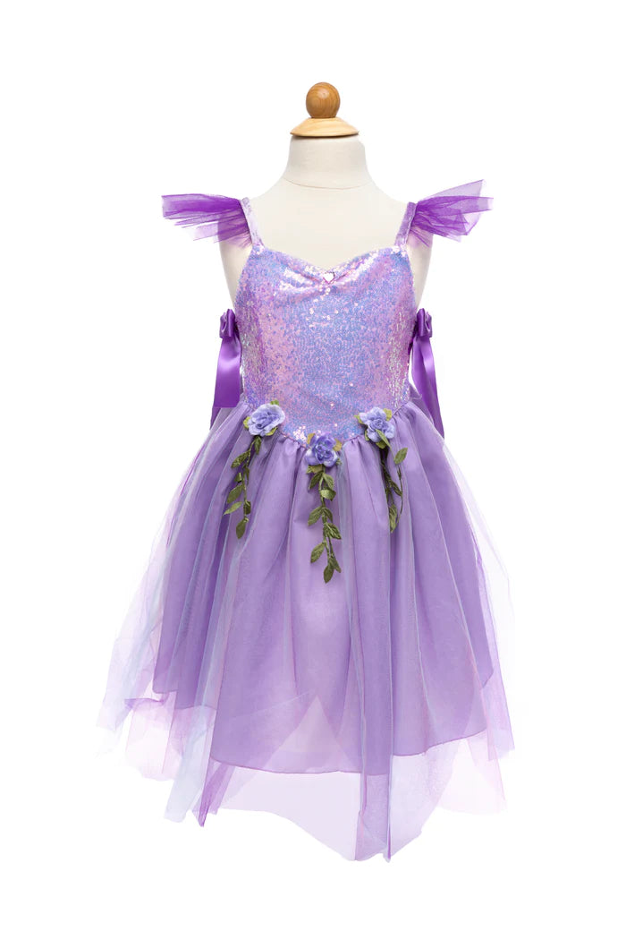 Lilac Sequins Fairy Tunic Size 5-6