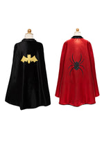 Load image into Gallery viewer, Reversible Spider Bat Flowing Cape Size 5-6