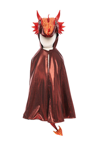Ruby The Metallic Dragon Cape Size 3-4