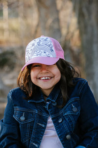 Unicorn Color-In Ball Cap Pink