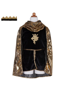 Golden Knight With Tunic, Cape & Crown