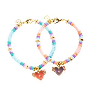 Hearts Heishi Beads & Jewelry