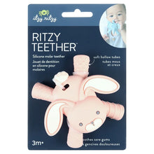 Load image into Gallery viewer, Ritzy Teether Baby Molar Teether Bunny