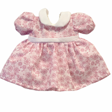 Load image into Gallery viewer, 10&quot; Purple Floral Print Doll Dress