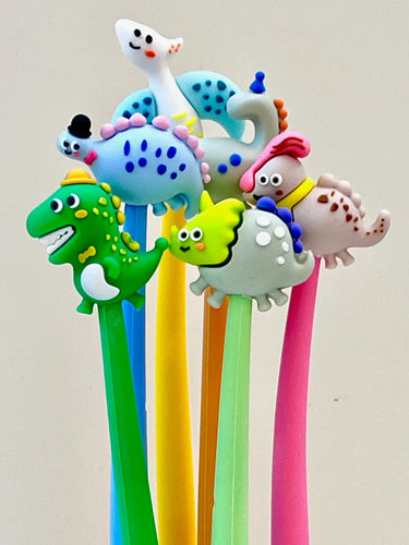 Dino Cartoon Wiggle Gel Pen