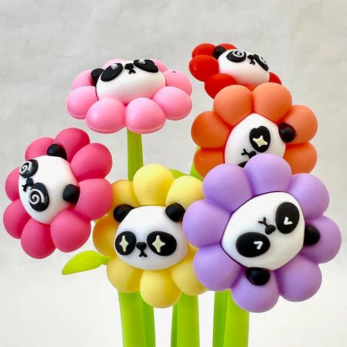 Flower Panda Wiggle Gel Pen