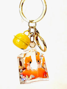 Shiba Inu Floaty Keychain Charm