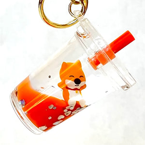 Shiba Inu Floaty Keychain Charm