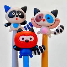 Load image into Gallery viewer, Raccoon Wiggle Gel Pen