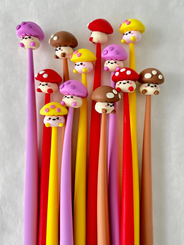 Mushroom Buddy Wiggle Gel Pen