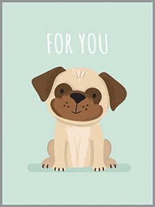 Hi Puppy Enclosure Card