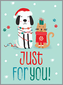 Christmas Friends Enclosure Card