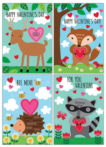 Animal Kids Valentine Cards