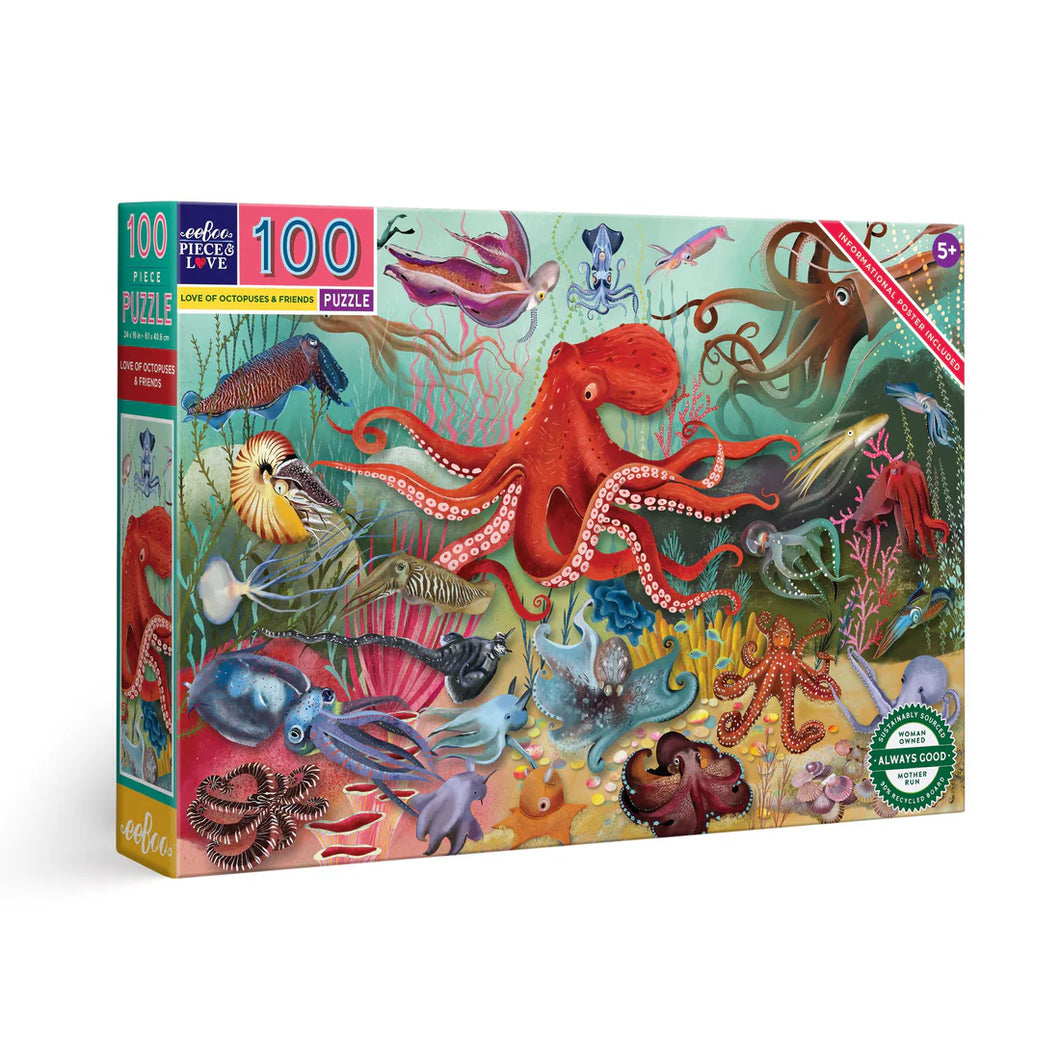 100 PC Love Of Octopuses & Friends Puzzle