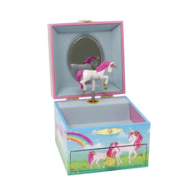 Load image into Gallery viewer, Stardust Unicorn Small Musical Jewelry Box