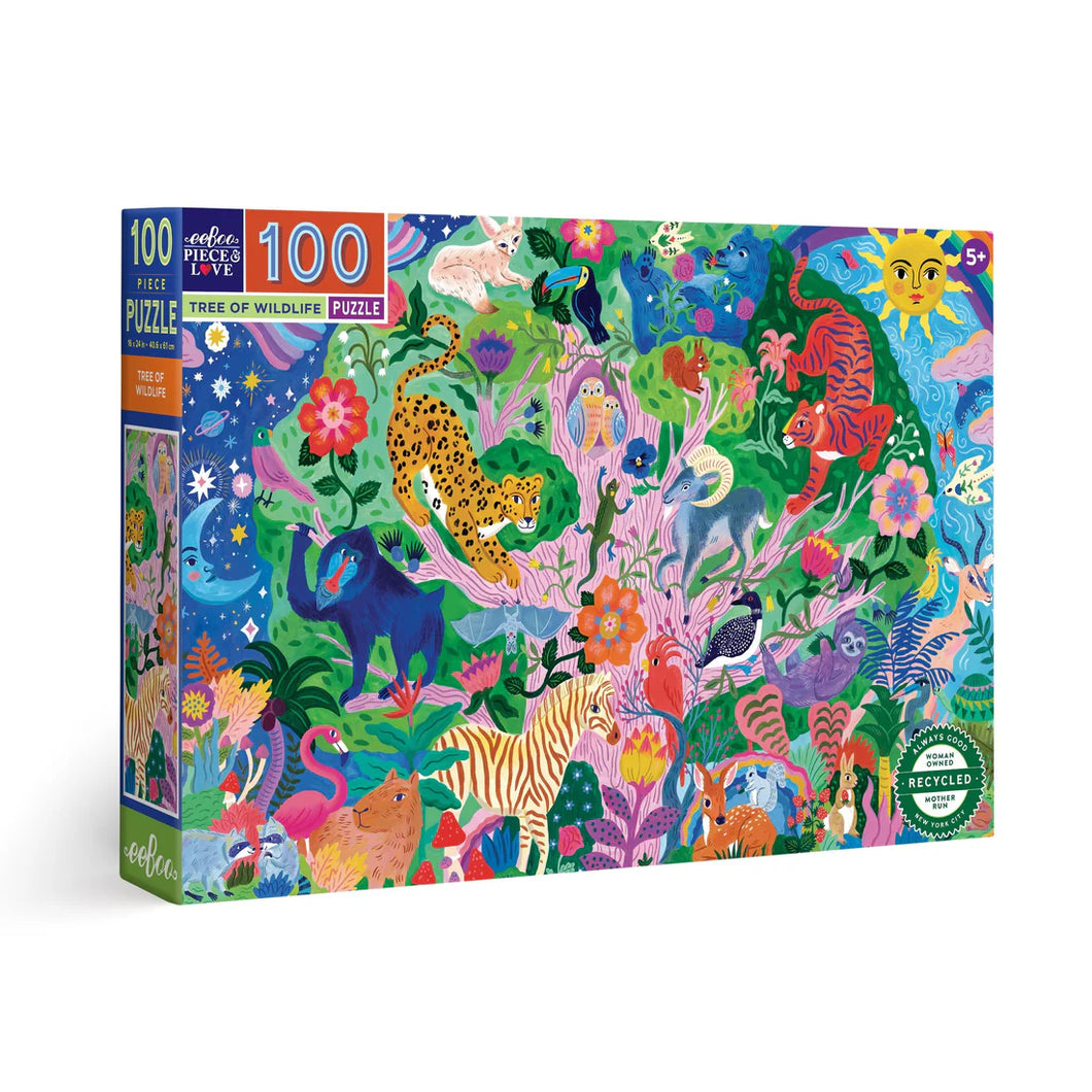 100 Piece Tree Of Wildlife Puzzle