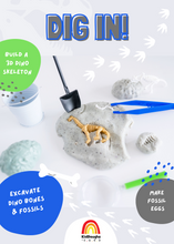 Load image into Gallery viewer, Dino Fossil Cookies &amp; Cream KidDough Play Kit