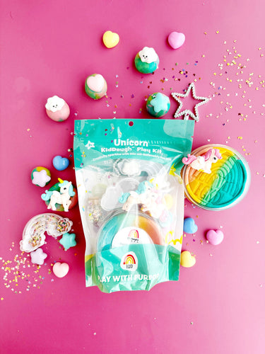 Unicorn Rainbow Sherbet KidDough Play Kit