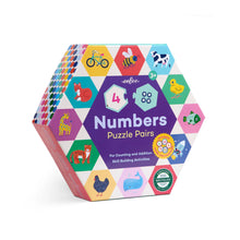 Load image into Gallery viewer, Numbers Hexagon Puzzle Pairs