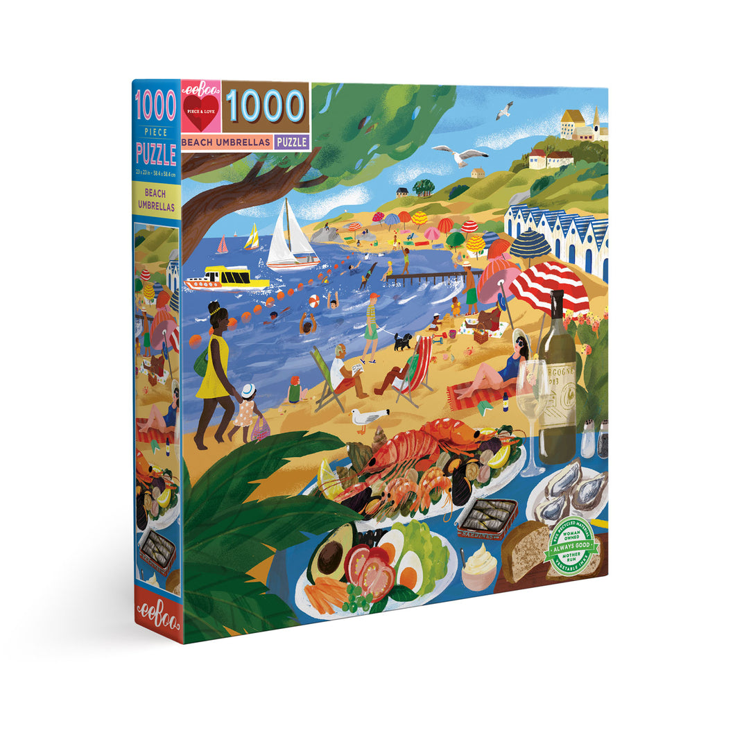 1000 Piece Beach Umbrellas Puzzle