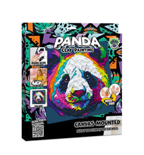 Load image into Gallery viewer, Panda Clay Painting