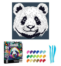 Load image into Gallery viewer, Panda Clay Painting