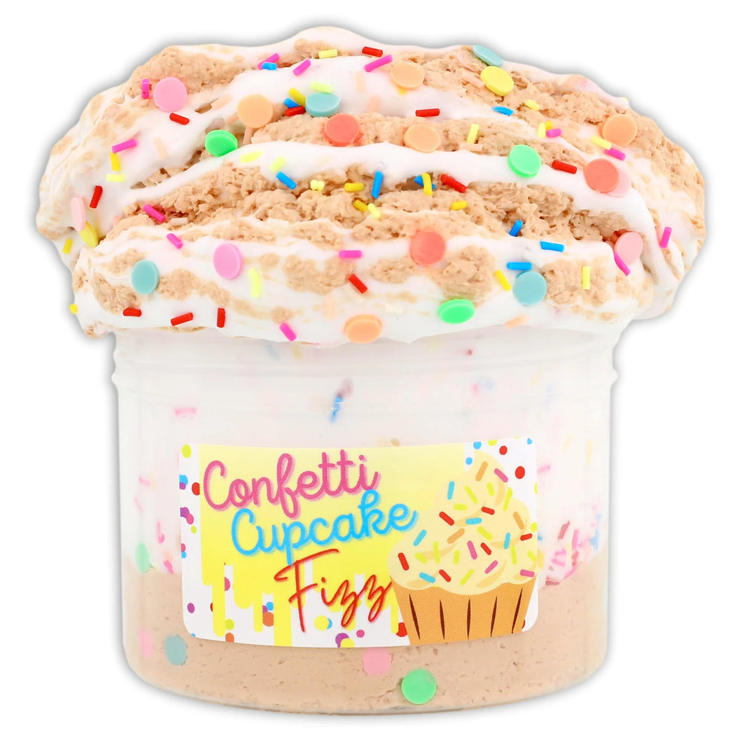 Confetti Cupcake Fizz Slime