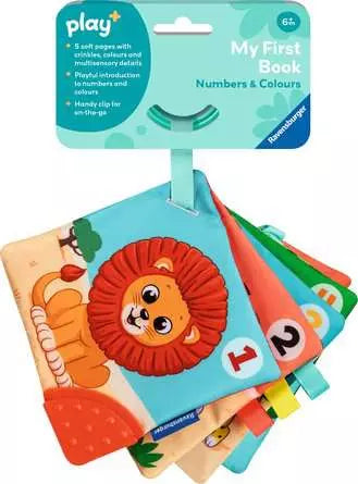 Play+ My First Book Numbers & Colors Soft Book