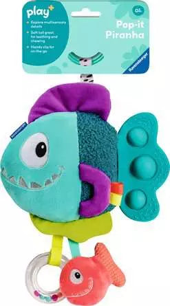 Play+ Pop-It Piranha Blue