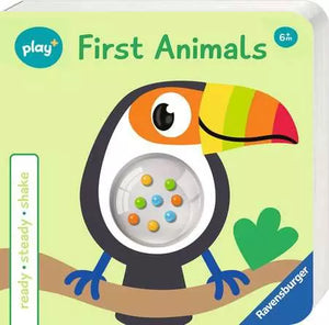 Play+ Ready, Steady, Shake First Animals Board Book