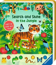 Load image into Gallery viewer, Play+ Search And Shine In The Jungle Board Book