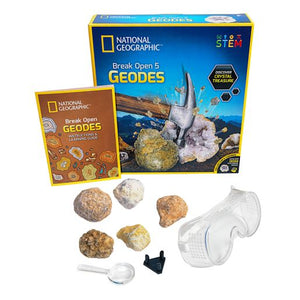 National Geographic Break Open 5 Geodes