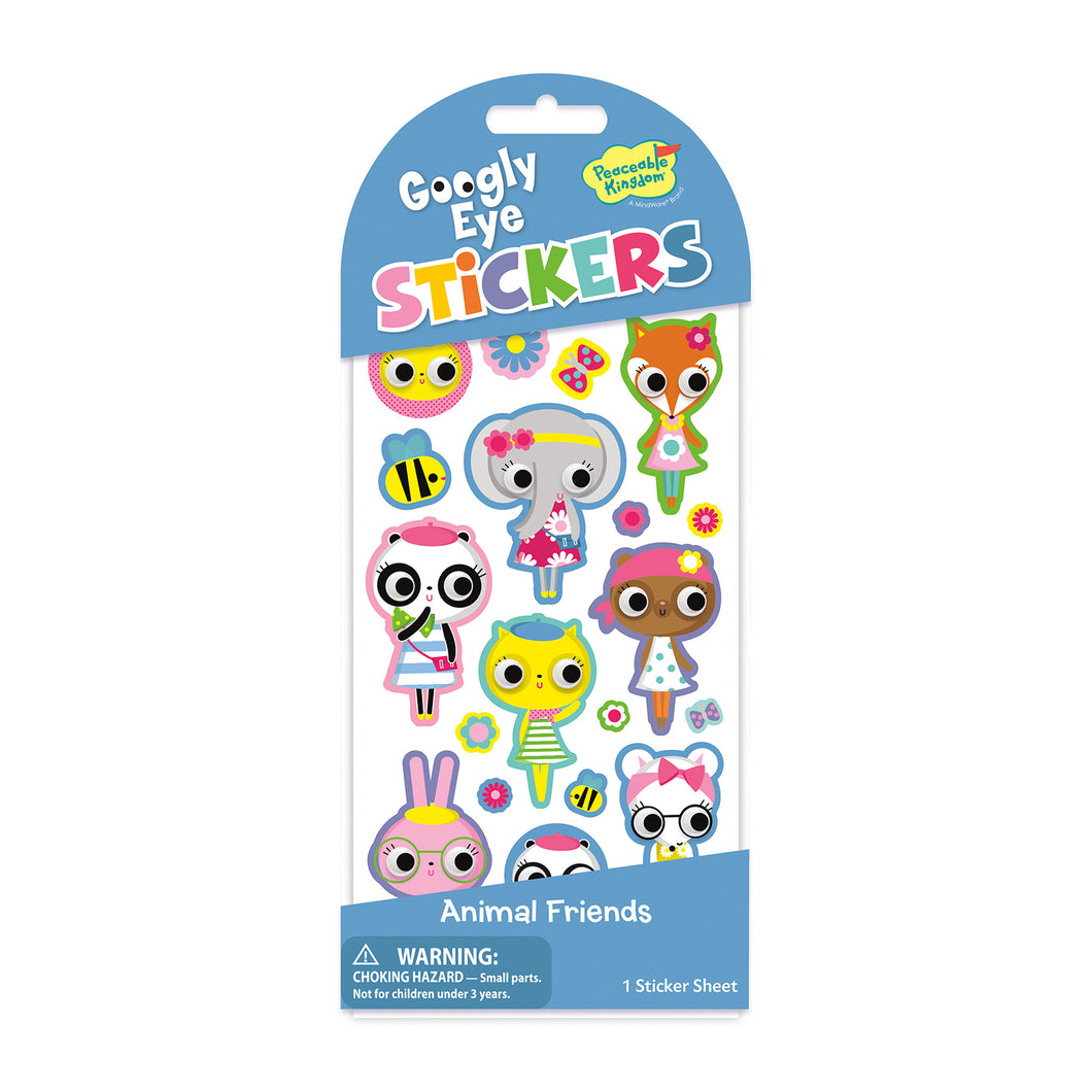 Animal Friends Googly Eye Sticker Pack