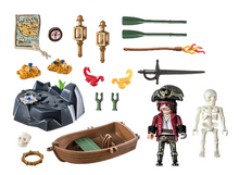 Load image into Gallery viewer, Starter Pack Pirate With Rowboat