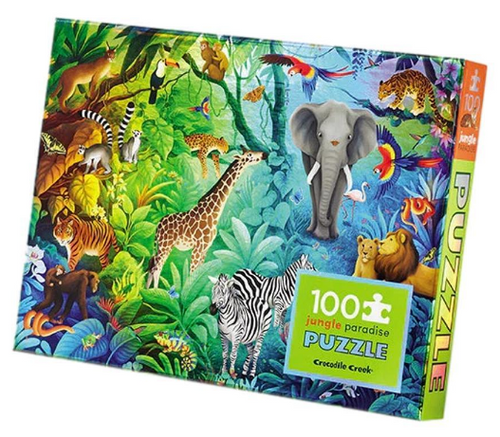 100 PC Jungle Paradise Foil Puzzle