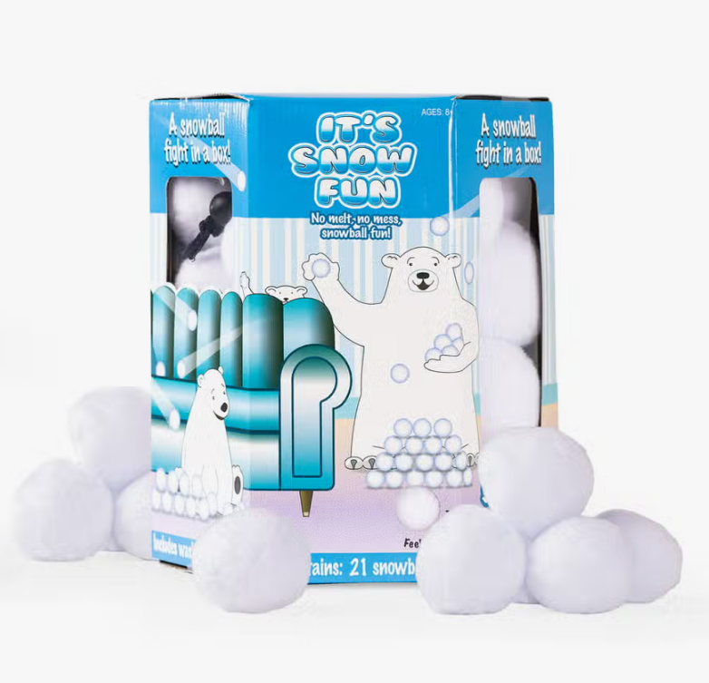 It's Snow Fun Indoor Snowballs