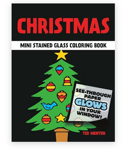 Little Christmas Stained Glass Coloring Book