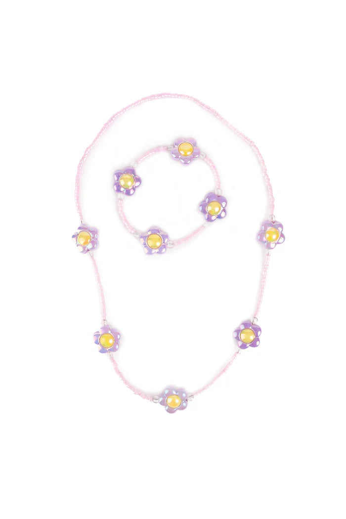 Crazy For Daisies Necklace & Bracelet Set