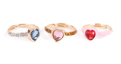 Hearts Of Love Ring 3 Piece Set
