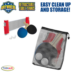 Retractable Table Tennis Set