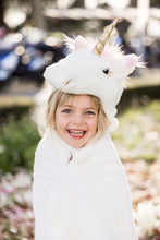 Load image into Gallery viewer, Unicorn Cuddle Cape White Size 4-6