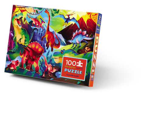 100 Piece Dinosaur World Foil Puzzle