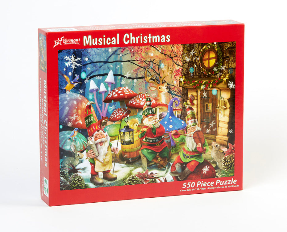 550 PC Musical Christmas Puzzle