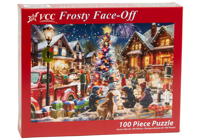 100 PC Frosty Face-Off Puzzle