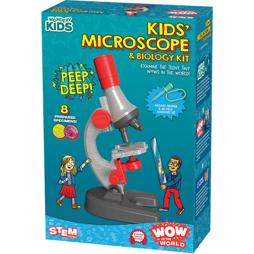 Wow In The World Kid's Microscope & Biology Kit