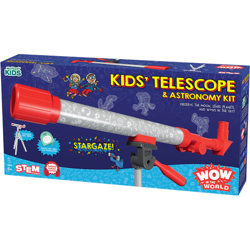 Wow In The World Kid's Telescope & Astronomy Kit