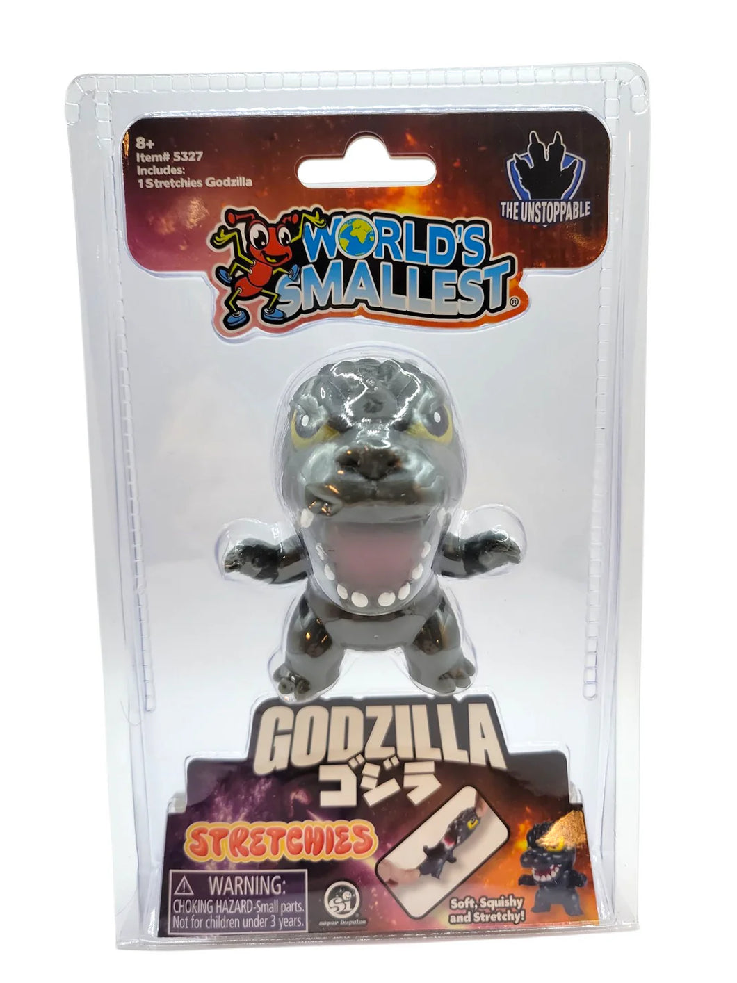 World's Smallest Godzilla Stretchies