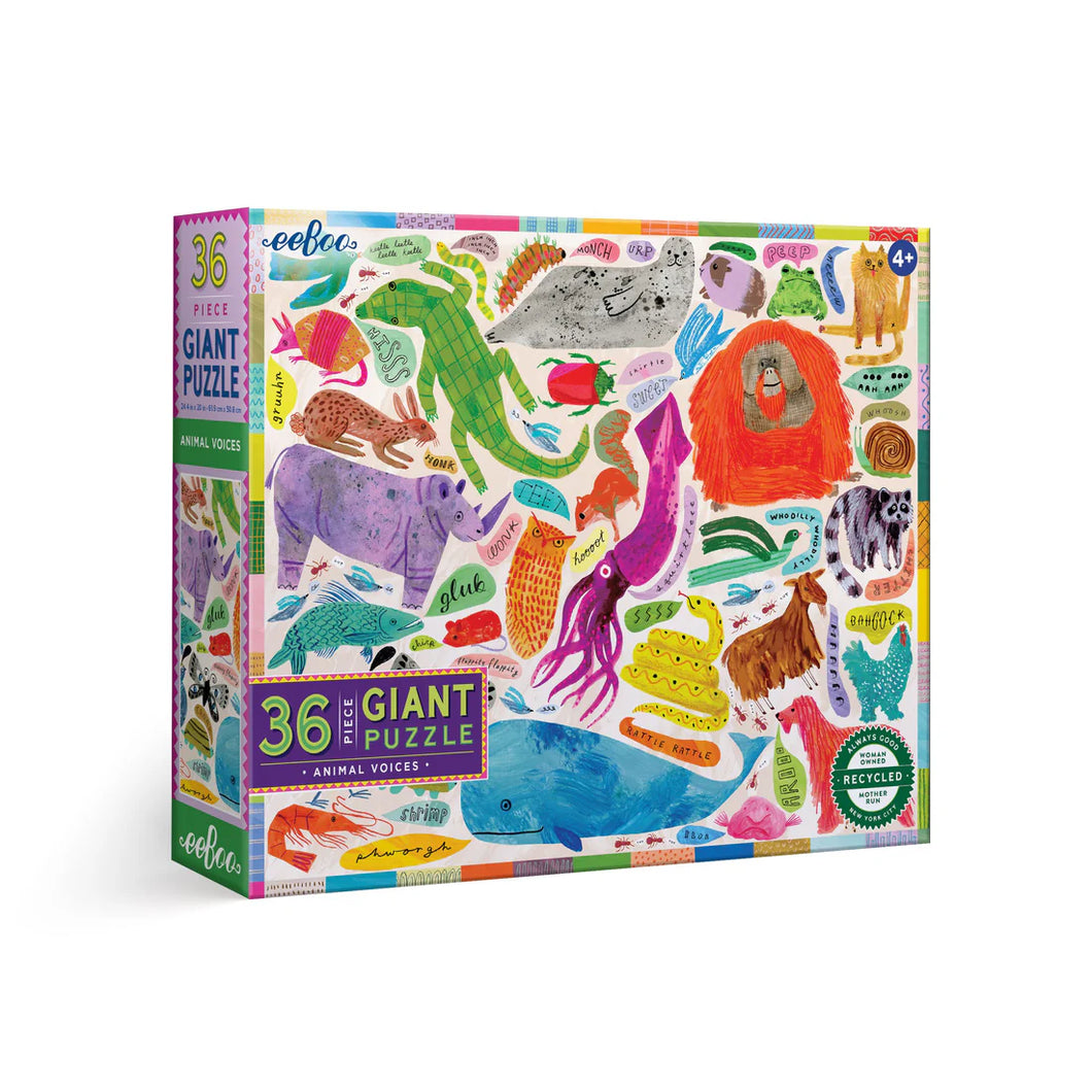 36 PC Animal Voices Giant Puzzle