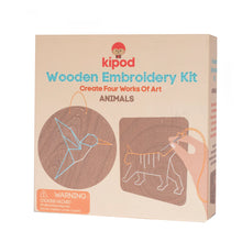 Load image into Gallery viewer, Wooden Embroidery Kit Animals