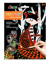 Load image into Gallery viewer, Scratch Art 4 Magic Animals